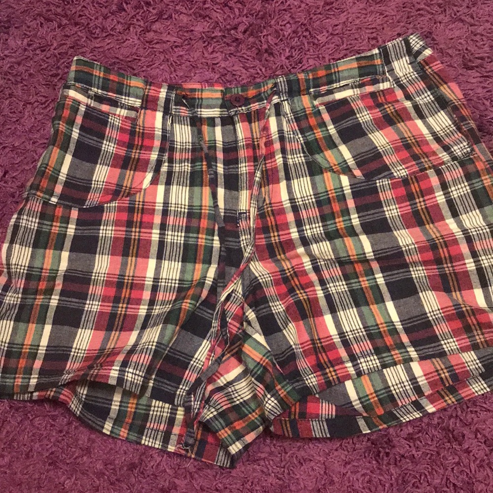 Plaid shorts